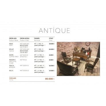 Antique VIP Ofis Takımı